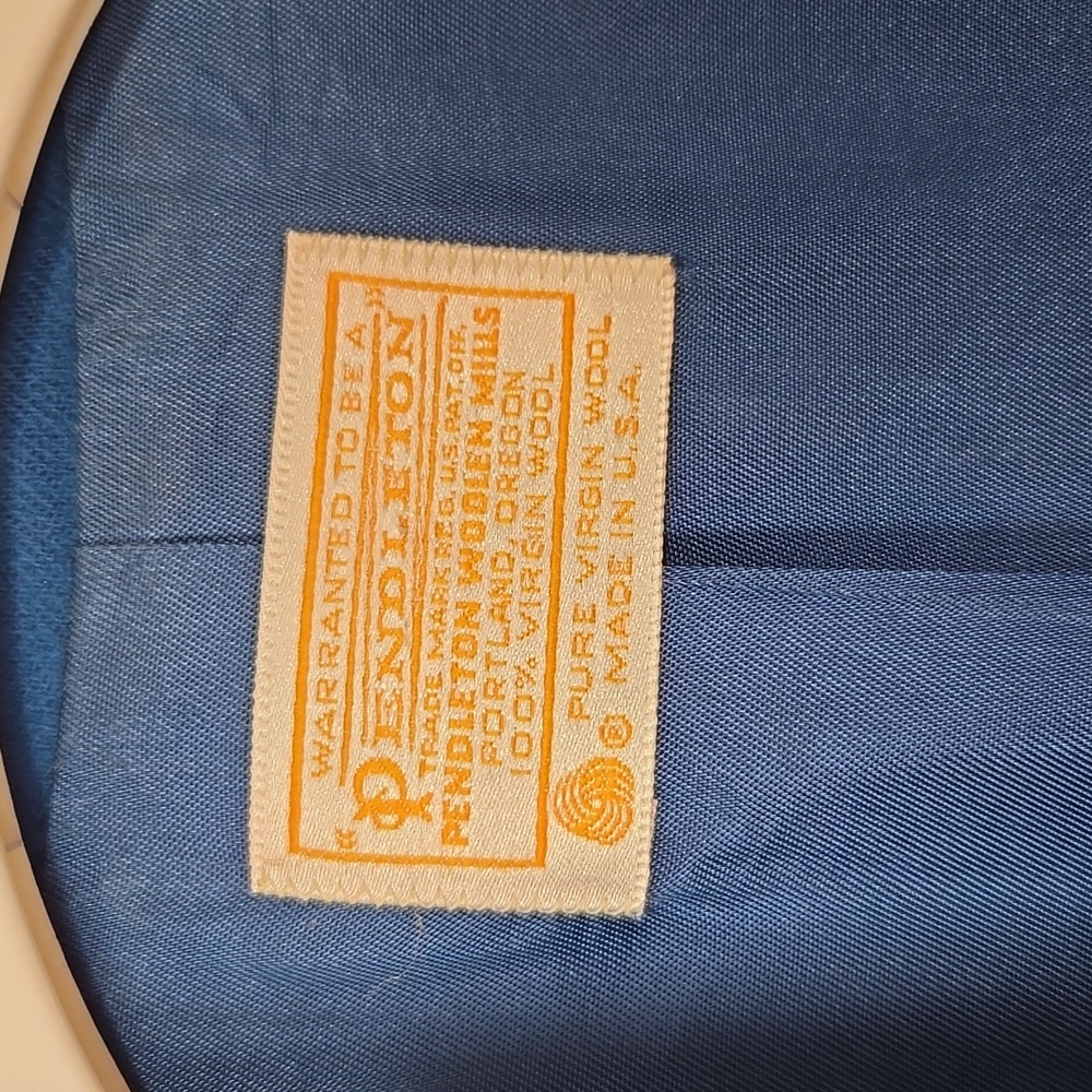 Pendleton Blue Wool Blazer - image 2